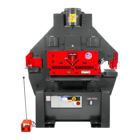 Edwards Mfg Co. 120 Ton Ironworker - 3 Phase, 380V, 50 Hz w/ Hydraulic Accessory Pack - Edwards IW120-3P380-AC900